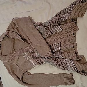Brown cardigan